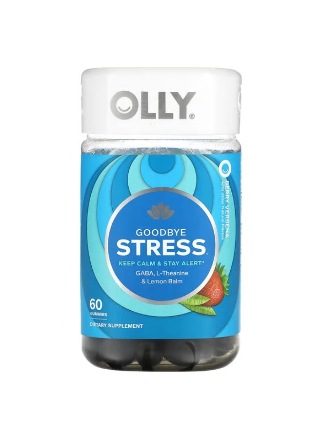 OLLY, Goodbye Stress, Berry Verbena , 60 Gummies