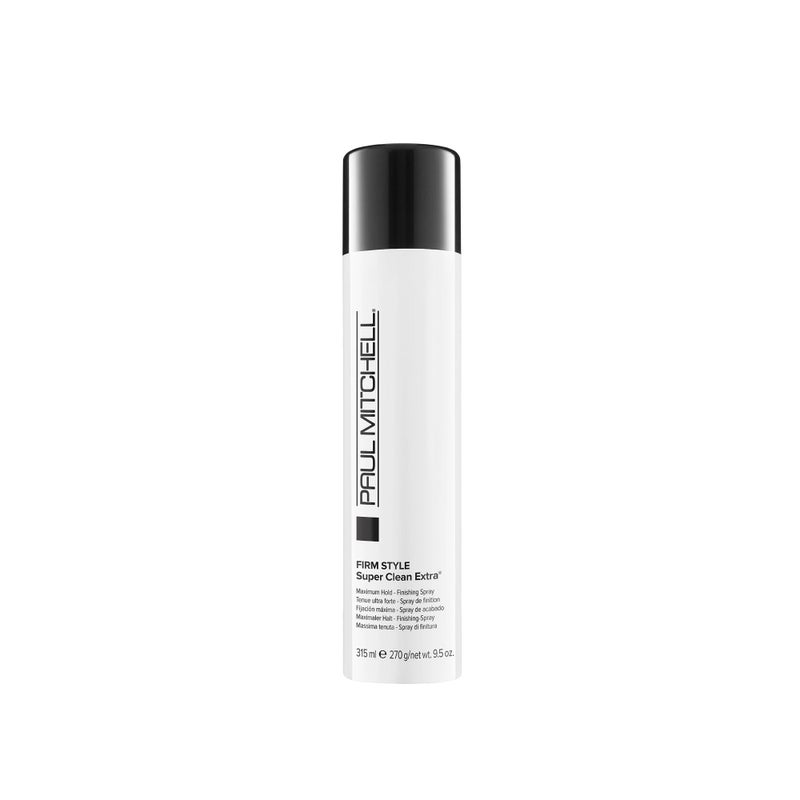 Paul Mitchell Super Clean Extra Hairspray, Long-Lasting, Firm Hold + Dry Finish, For All Hair Types, 9.5 oz - Image 1
