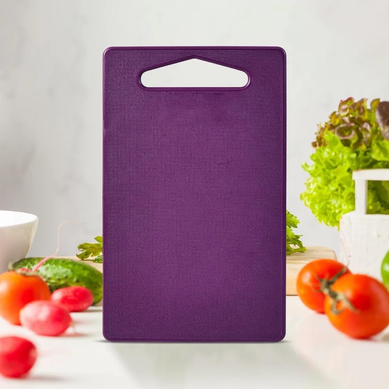 SUPERMOM Chopping Board 1 Pc – Unbreakable Plastic Food Grade Cutting Board for Vegetables Fruits – Lightweight Durable Easy Grip Chopping Board for Daily Kitchen Use, Multipurpose Food Prep Board - Image 1