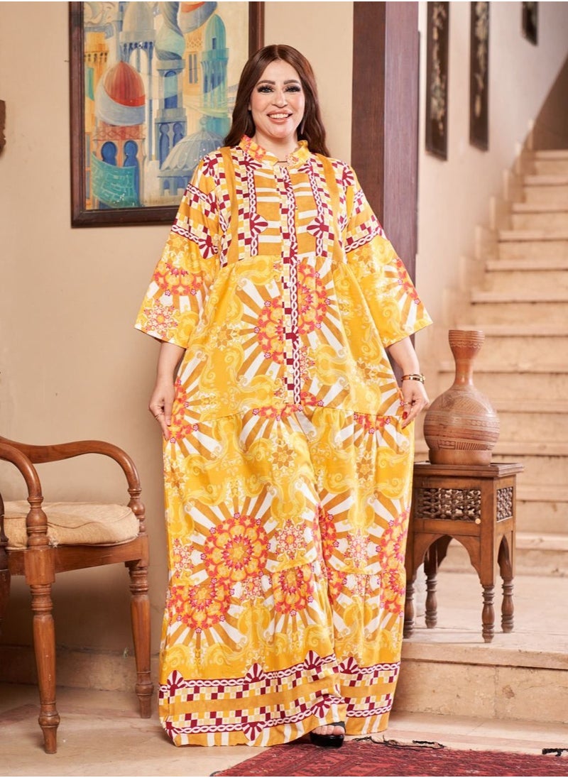Gerenic - A floral robe made of comfortable and soft material on the skin. Multiple sizes to suit many different tastes and groups. - Image 1