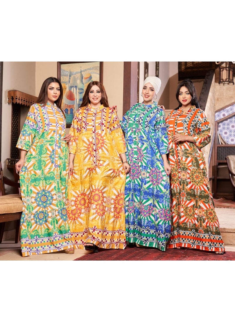 Gerenic - A floral robe made of comfortable and soft material on the skin. Multiple sizes to suit many different tastes and groups. - Image 1