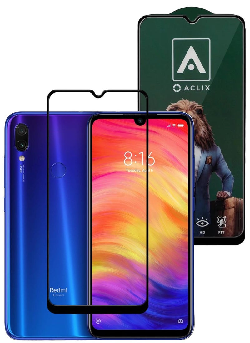 ACLIX Antistatic ESD Dustproof Premium Quality High Definition Tempered Glass Screen Protector Designed For Xiaomi Redmi Note 7 - Image 1