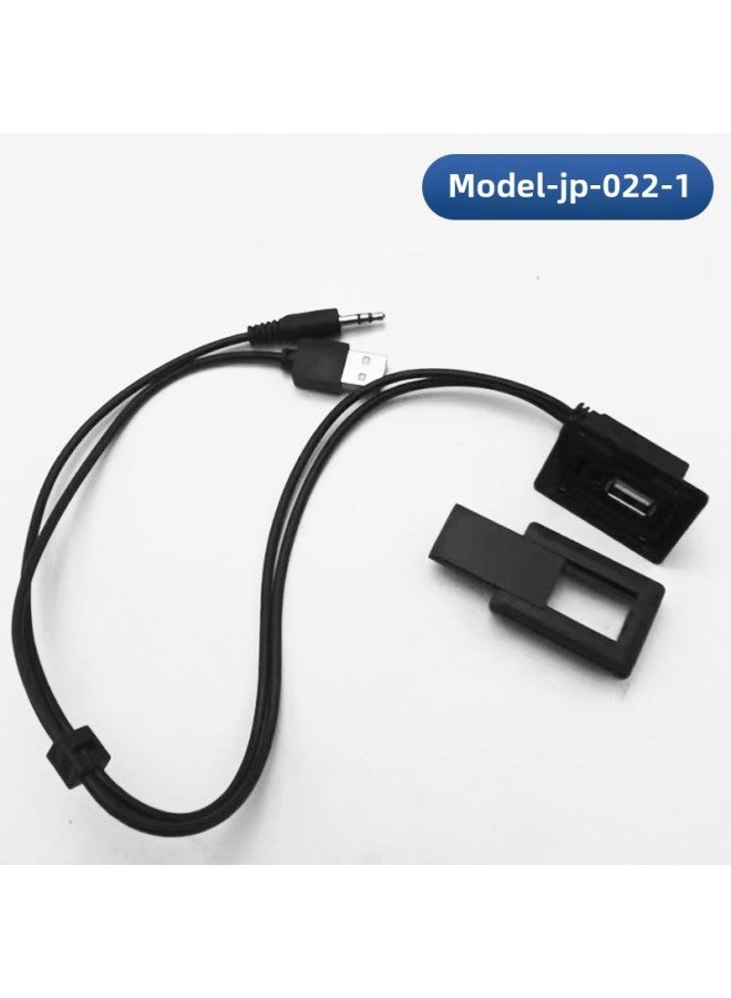 Backpack Usb Charging Cable Bag Android Data Cable Luggage External Usb Charging Cable Interface Accessories-Color:Model-jp-022-1 (ordinary Fast Charging Type)  - Image 1