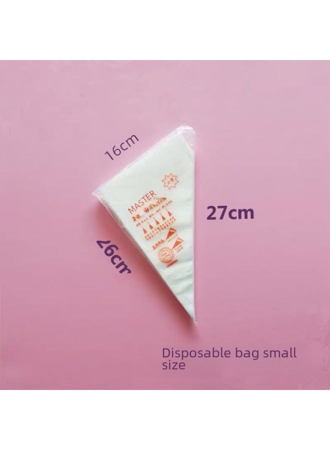 Daily Use Kitchen Utensils - Piping Bags Piping Nozzles Guns - Decorating Tools For Cakes Pastries Desserts-Specifications:Large Thick White Decorating Bag 8 Silk (100)