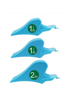 Professional Hair Clipper Combs Guides, Hair Clipper Guards 1 & 1/4" 1 & 1/2" 2", Mega NO.16 NO.12 NO.10 fits for Most Wahl Clippers (NO.10+NO.12+NO.16, Blue)