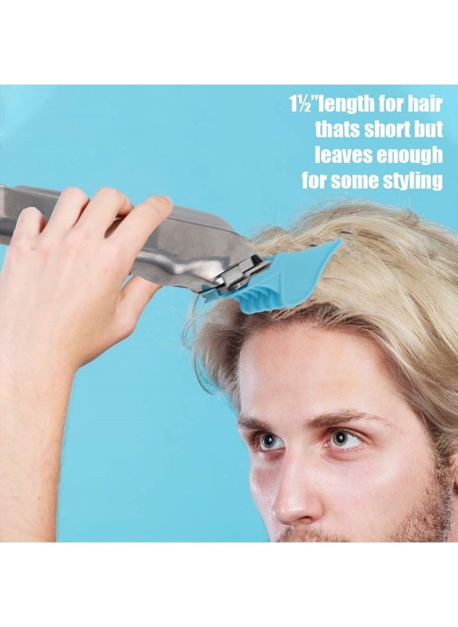 CR8GR8 - Professional Hair Clipper Combs Guides, Hair Clipper Guards 1 & 1/4" 1 & 1/2" 2", Mega NO.16 NO.12 NO.10 fits for Most Wahl Clippers (NO.10+NO.12+NO.16, Blue) - Image 1