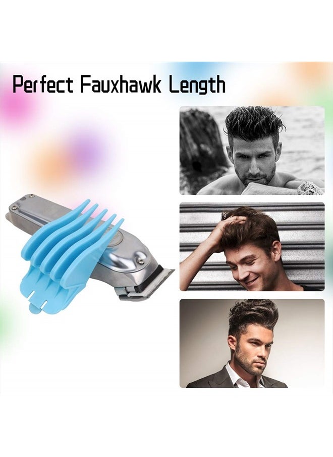 CR8GR8 - Professional Hair Clipper Combs Guides, Hair Clipper Guards 1 & 1/4" 1 & 1/2" 2", Mega NO.16 NO.12 NO.10 fits for Most Wahl Clippers (NO.10+NO.12+NO.16, Blue) - Image 1