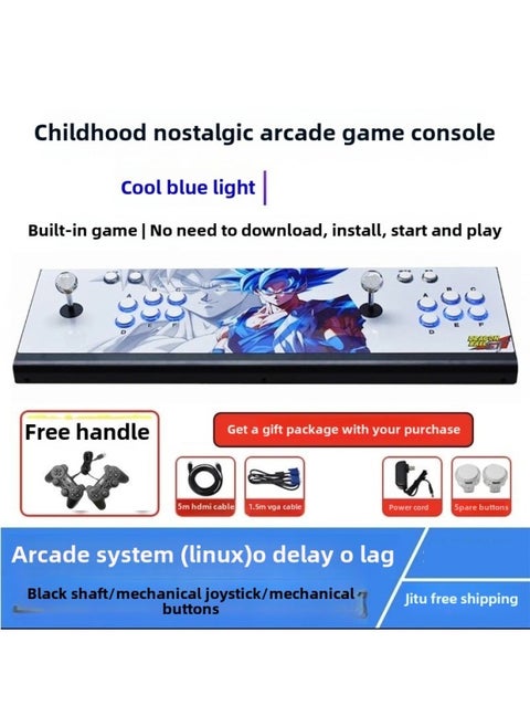 2024 3D Pandora Nostalgic Moonlight Box TV Home Double Rocker Desktop Arcade Game Machine-Product Color:Pandora God Of War X5  - Same Day Delivery/sf Express/top Version