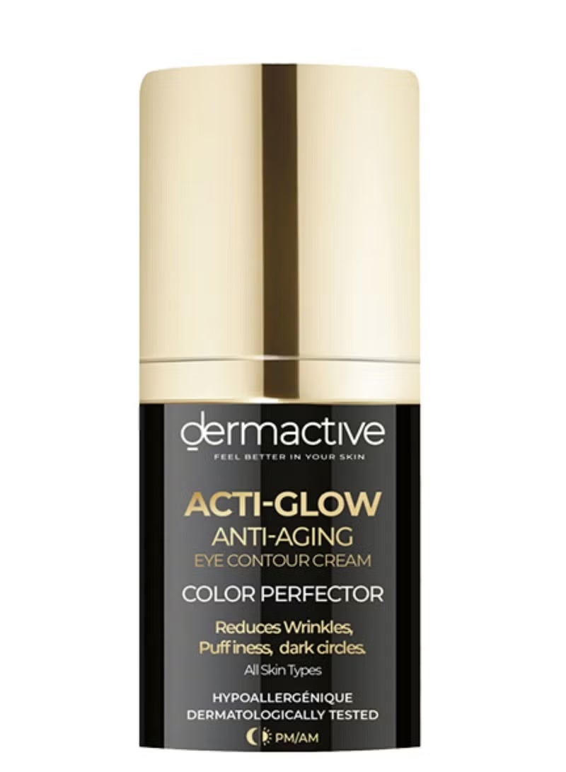 Dermactive Acti - Glow Anti Aging Eye Contour Cream - 15 Ml