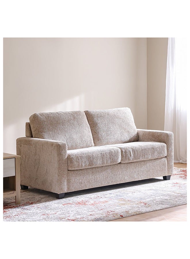 DANUBE HOME Alexis Fabric Sofa Bed - Sandstone Beige 3-Seater | Stylish & Comfortable Sofa for Living Room | Multi-Functional Furniture | Engineered Wood & Fabric | Perfect for Small Spaces | 2-Year Warranty