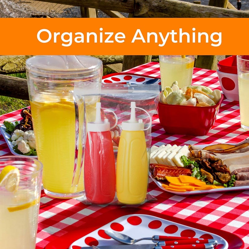 SNL Quality Zipper Lock Reclosable Clear Disposable Plastic Bags, Strong | 6" X 9" - 2 MIL - 100 Bags - Image 3