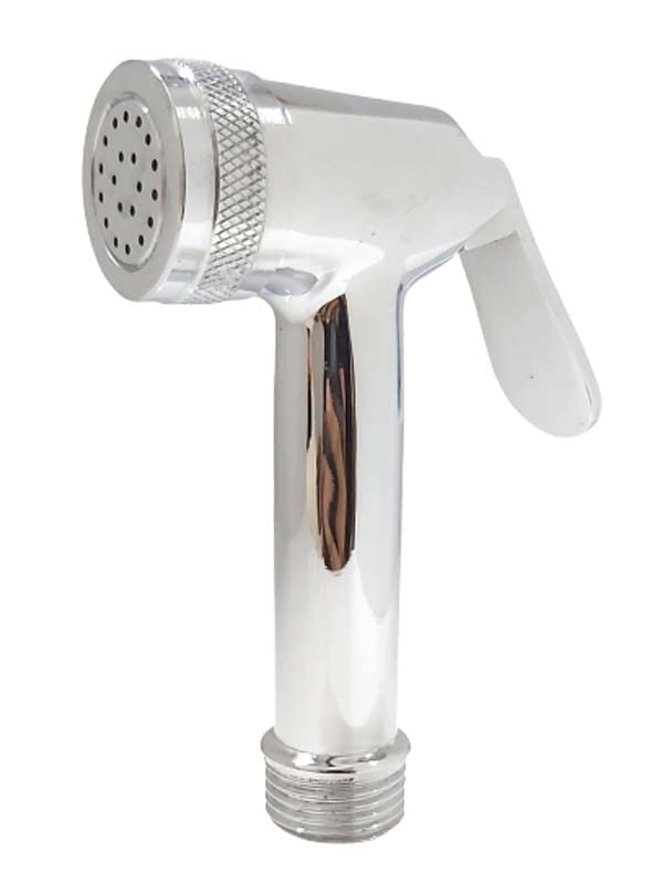 SCW SCW Brass Hand Faucet Bathroom Accessories with Strong Body, Silver, Polished Finish - Image 1