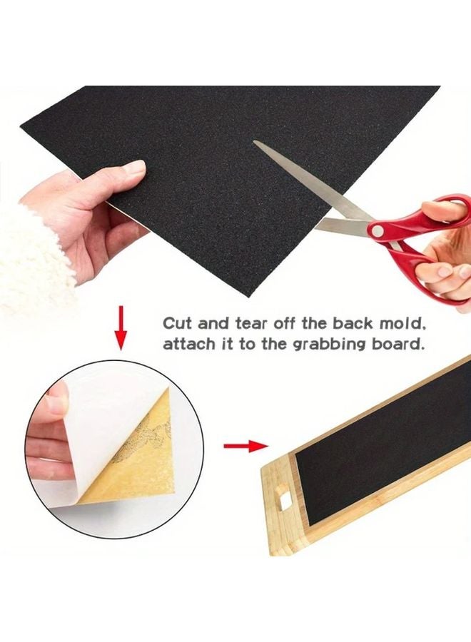 واقي باب ضد خدوش الكلاب مقاس 11 × 9 بوصة مع لوح ورق صنفرة لاصق قابل للاستبدال لعناية بمخالب القطط - Image 5