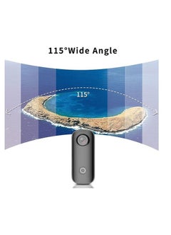SJCAM SJCAM C100+ Small Action Camera, 4K 30FPS Waterproof Sports Video WiFi 15MP , mini Camera with Wearable Accessories for Travel, Sports, Vlog , hidden spy camera,Rechargeable,built-in magnetic strip  - Image 5