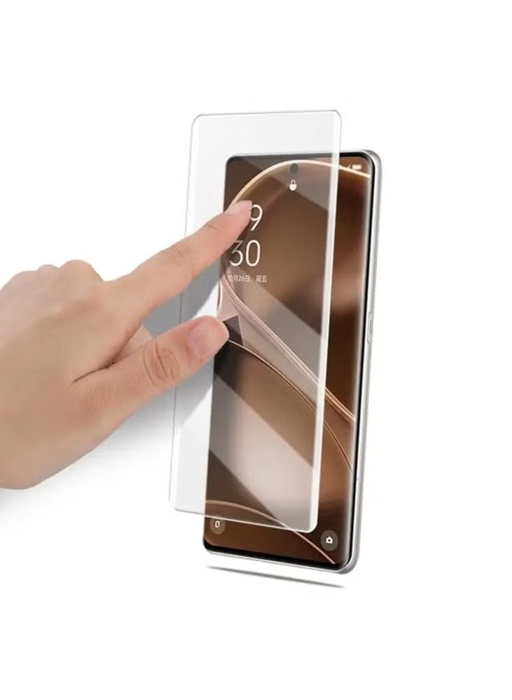 Screen Protector Full HD Quality UV Tempered Glass Edge to Edge For Vivo V60 5G Screen Coverage with Easy Installation Kit (Transparent) - Image 3