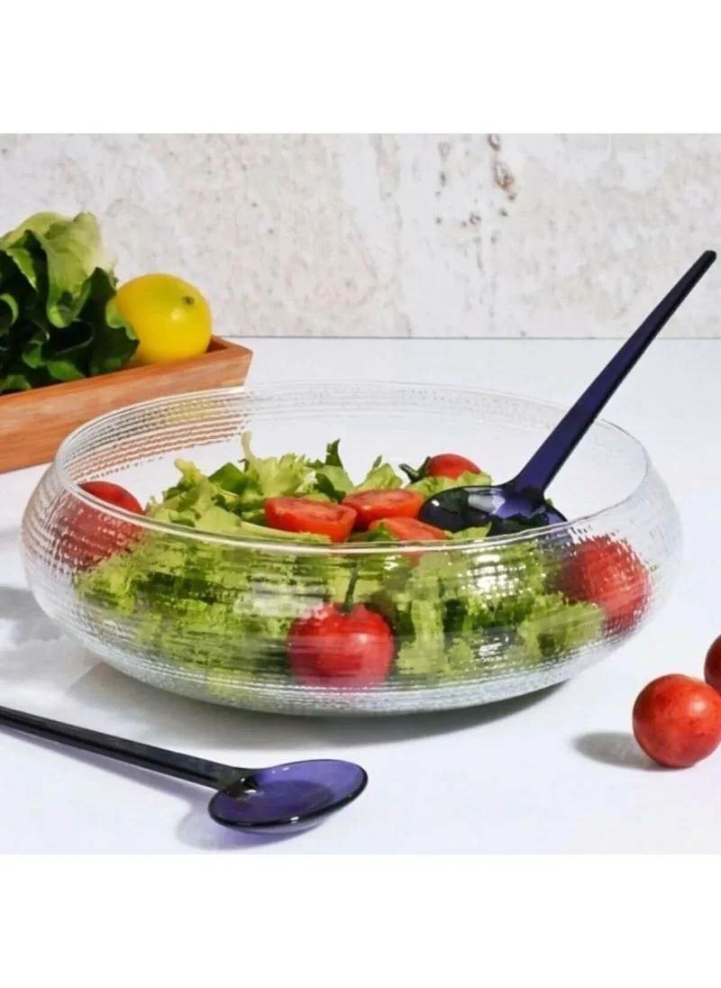 5DM California Glass Salad Bowl 30 cm Fruit Bowl