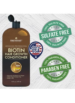 First Botany Hair Regrowth And Anti Hair Loss Conditioner 16 Fl Oz, With Dht Blockers, Collagen & Stem Cells- Daily Hydrating, Detoxifying, Volumizing Conditioner For Men And Women  - Image 3