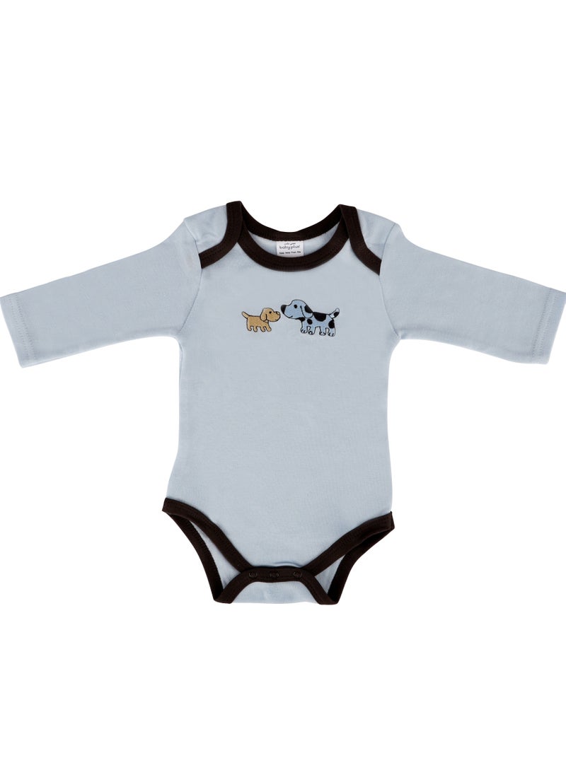 BABY PLUS 3 Pieces Adorable & Cozy Newborn Gift Set |Soft T-Shirt, Snug Cap, and Comfy Socks for New Born Unisex Baby's Gift Set- Blue - Image 3