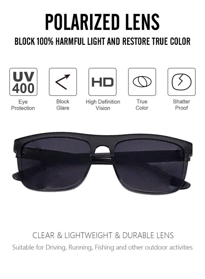 DLS Sunglasses for men and women - Oval Acetate Frame with UV protacted lenses multipurpose use (MS7016-C4) - Image 2