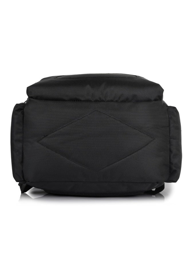 هاف مون Half Moon Backbencher Unisex School Bag/ 15.6 inch 4 Compartment Laptop/College Bagpack/Office Back Packed for Unisex | School Bags for Boys Girls with Small Pockets & Laptop Compartment (Tech Black) - Image 5
