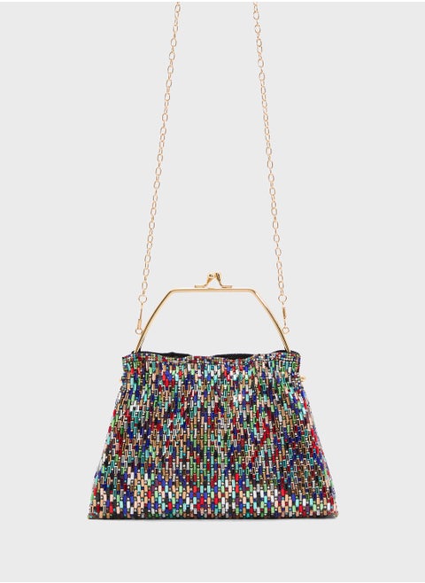 Ladies Sparkly Clutch Bag