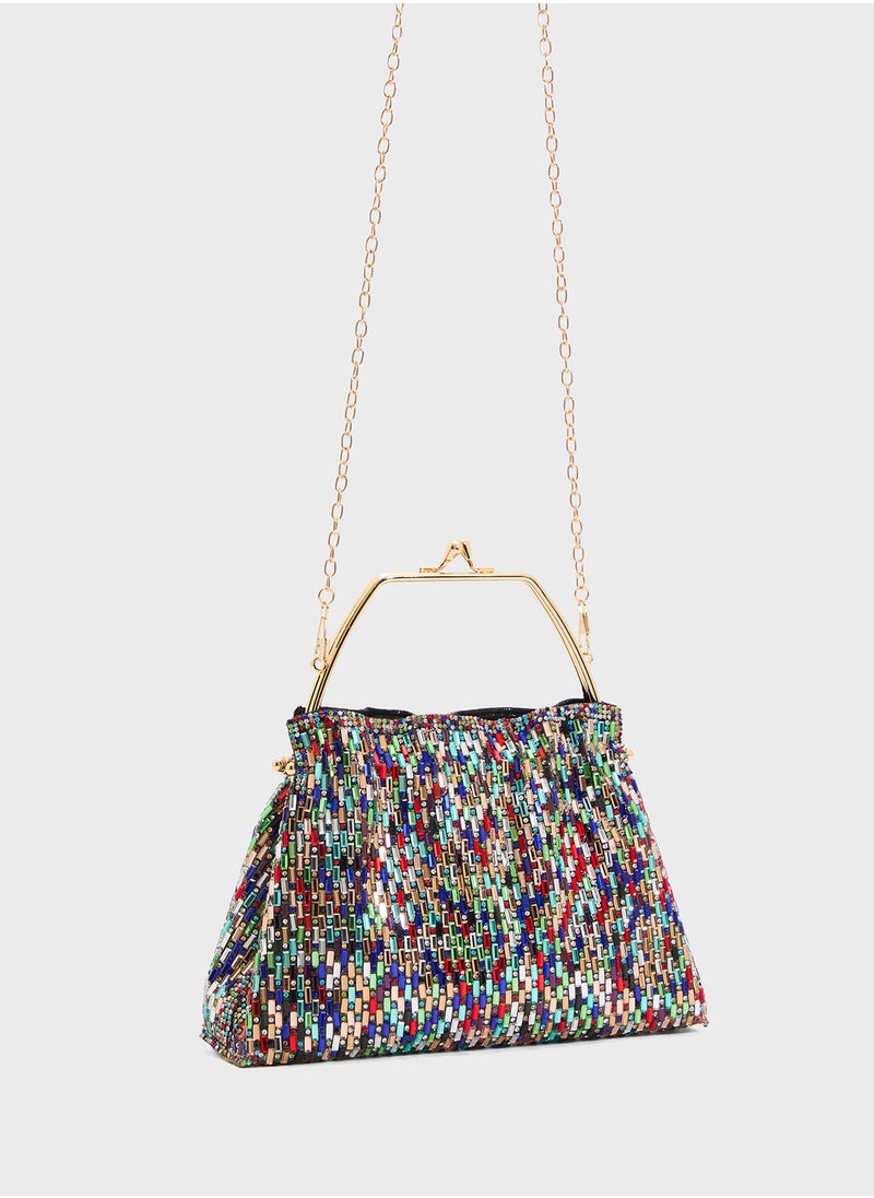 Ella Limited Edition Ladies Sparkly Clutch Bag  - Image 3