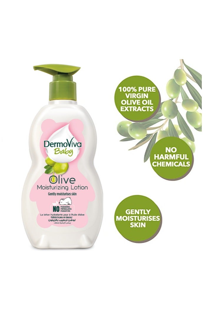 DermoViva Olive Moisturizing Baby Lotion With Wholesome Nourishment - Image 3