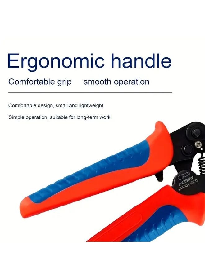HSC8 6 6A Crimping Pliers Professional Electrical Tool 0 25 10mm 23 7AWG Wires - Image 5