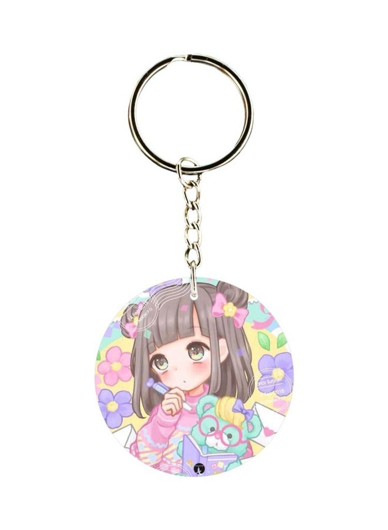RKN Girl Printed Keychain