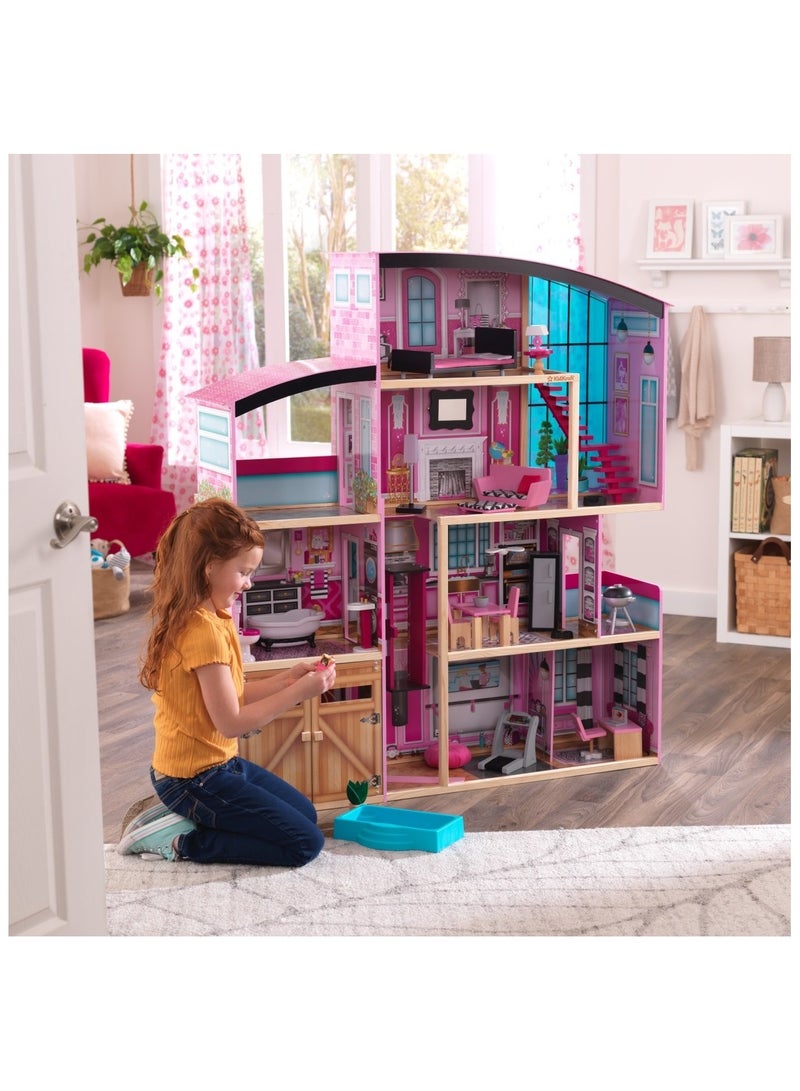 Kidkraft Shimmer Mansion Wooden Dollhouse - Image 2