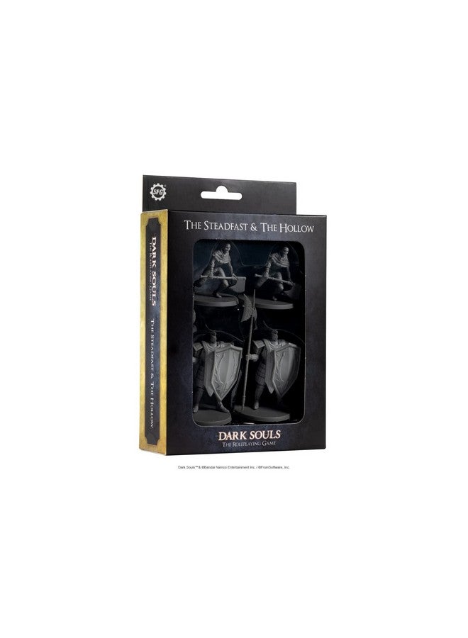 Steamforged Games Dark Souls The Role Playing Game: The Steadfast & The Hollow Miniatures & Stat Cards - Image 1