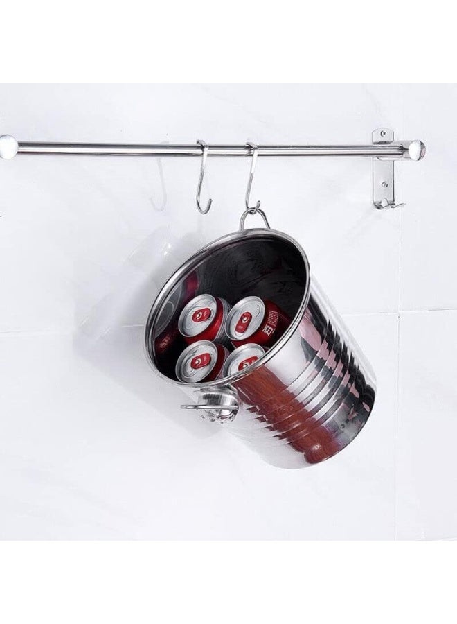 Rubik Over Door Hooks S Shaped, 2 Pack Stainless Steel Heavy Duty Coats Towel Hats Clothes Hanging Hooks for Kitchen Bathroom Bedroom and Office  - Image 5