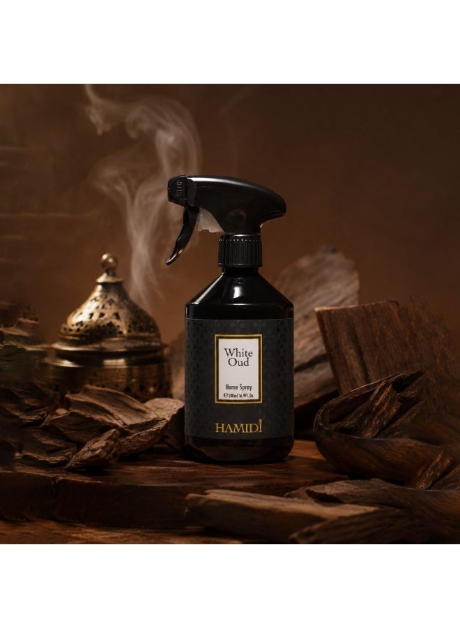 Hamidi White Oud Room Spray 500ml, Multi Colour, Home Fragrance Room Spray For Interior Scenting, For Home Styling, Tabletop Display And Interior Ambience - Image 4