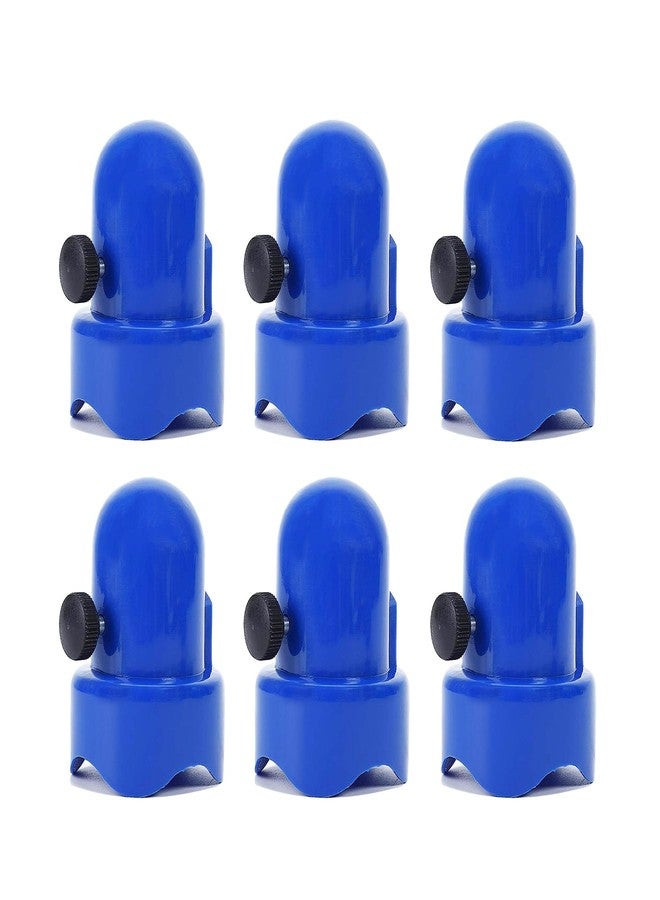 Yoblink 1.5" Trampoline Pole Caps,Trampoline Net Pole Caps,Trampoline Enclosure Pole Caps with Screw-in Bolts,Diameter 1.5 Inch, Set of 6 - Image 1