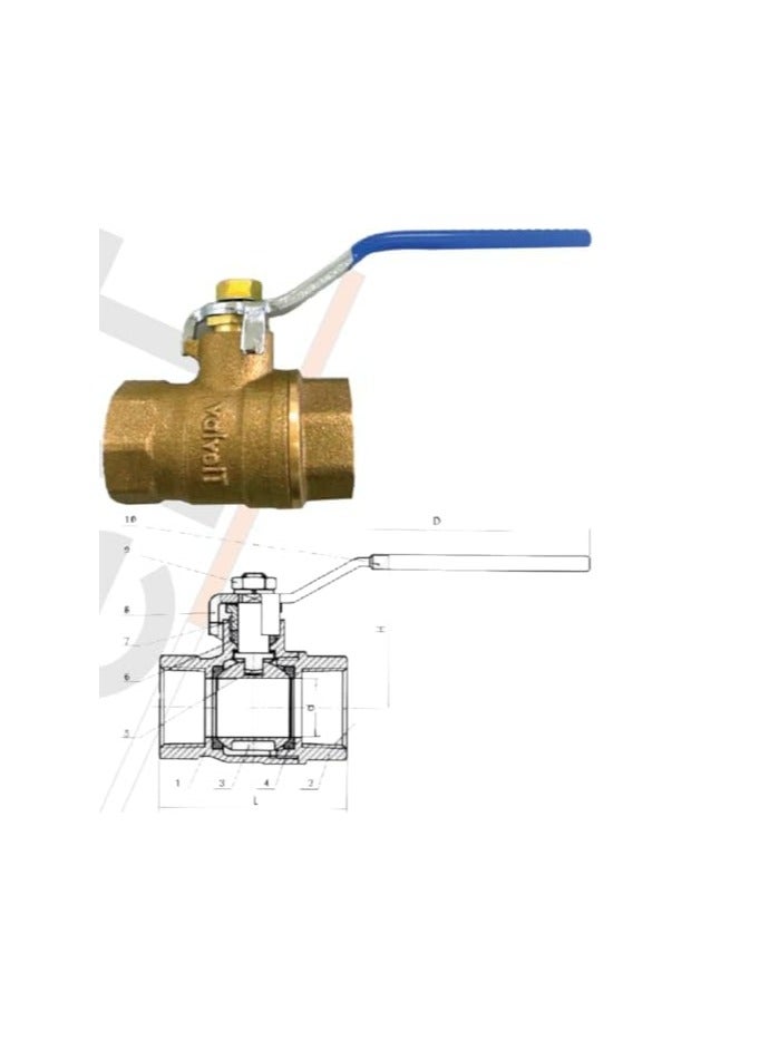 Bronze Ball, Valve 1'' (Valveit) - Image 2