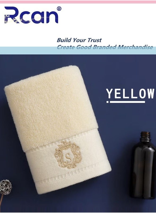 Rcan 3PCS Cotton Bath Towel Set Fast Absorbent Skin-friendly and Soft Bath Towel*1PCS and 2PCS Towels  - Image 3