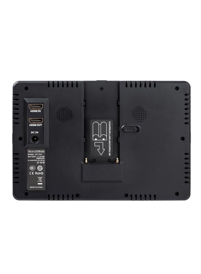 VILTROX 7 inch 4K HDMI Field Monitor Kit, VILTROX DC-70 II on Camera Monitor with HDMI Output, Peaking Focus Assist Video Monitor with Sunshade Hood/Battery - Image 3