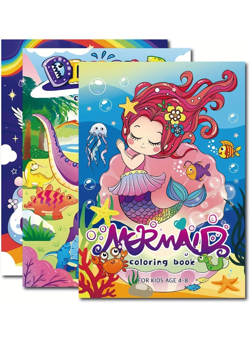 Capstro Mermaid Coloring Book for Kids – 60 Pages Ocean Theme Coloring Activity Book with Creative Drawing, Fun Art Learning & Screen Free Coloring Fun, Gift for Girls & Boys Ages 4–8 – Mermaid - Image 4