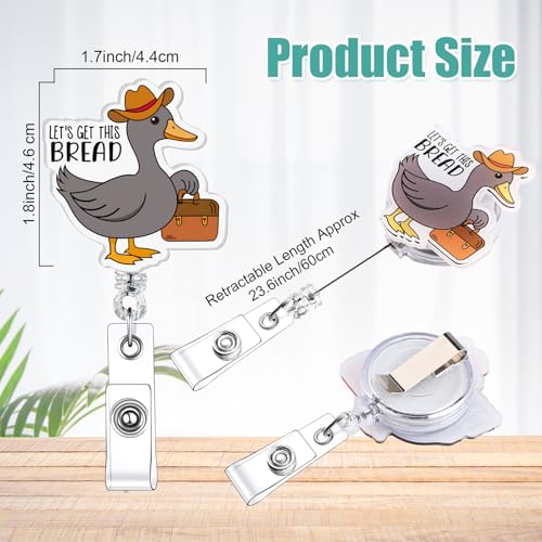 Geyoga 36 Pcs Funny Badge Reel Cute Nurse Badge Reel Retractable Nurse Quote Name ID Clip Cute Nursing for Doctor Teacher Employee Office Assistant Supplies Bulk GiftsFunny - Image 3