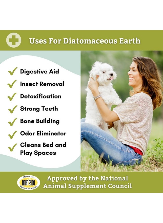 Wholistic Pet Organics De For Dogs Organic Food Grade For Dogs  13 Oz  Safe NonChemical Freshwater Silica Improves Overall Health  - Image 4