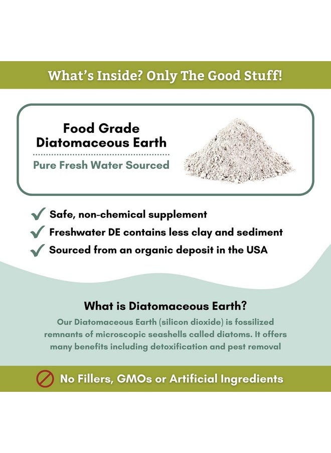 Wholistic Pet Organics De For Dogs Organic Food Grade For Dogs  13 Oz  Safe NonChemical Freshwater Silica Improves Overall Health  - Image 3