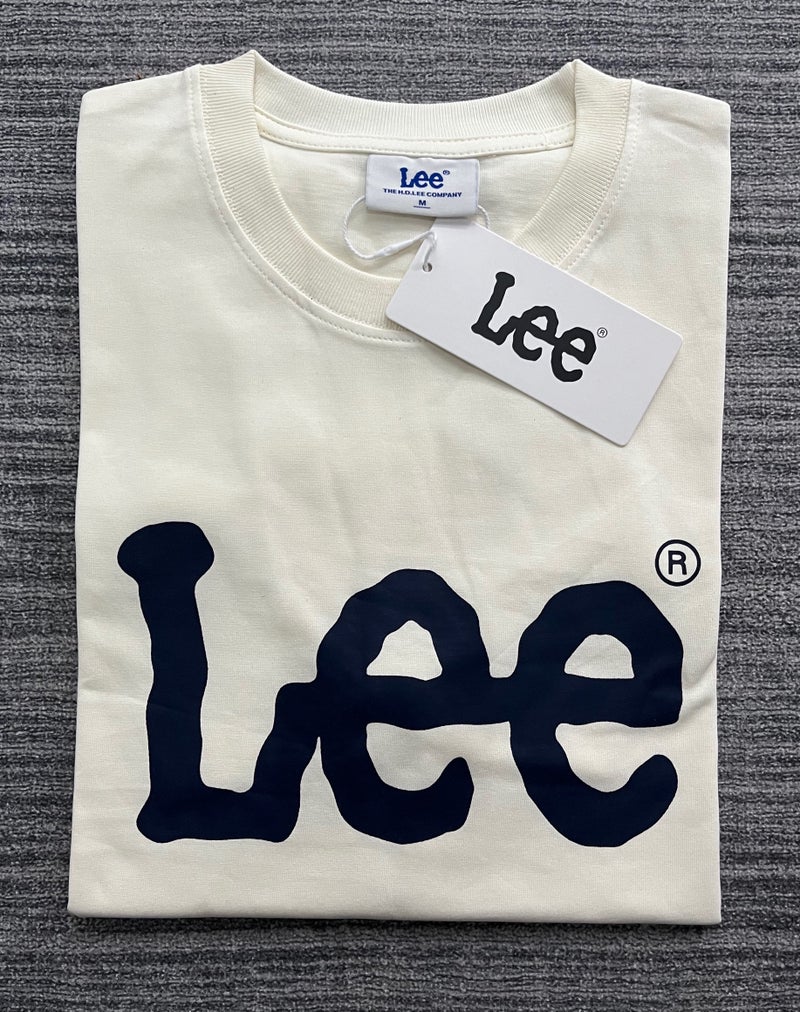 Lee Classic Logo Loose Round Neck Cotton Short Sleeve T-Shirt - Image 1