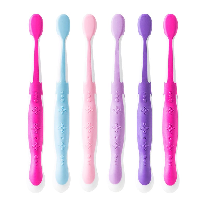 Brush Buddies 6 Pack Barbie Toothbrushes for Kids, Children's Toothbrushes, Soft Bristle Toothbrushes for Kids - Image 3