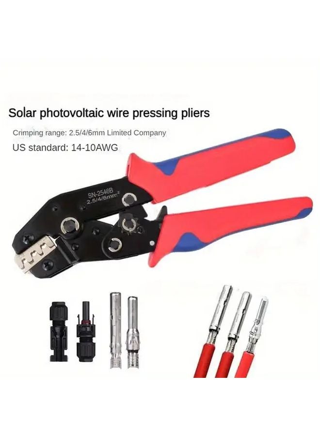 Solar PV Wire Crimper Tool For MC4 Connector SN 2546B High Precision Forged Alloy Jaw - Image 5