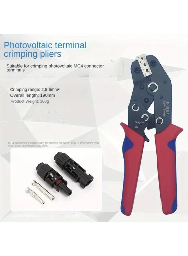 Solar PV Wire Crimper Tool For MC4 Connector SN 2546B High Precision Forged Alloy Jaw - Image 2