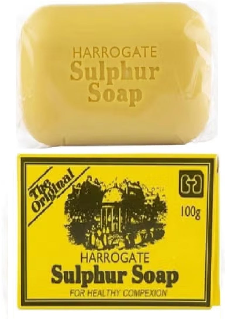 هاروغيت صابون الكبريت البرتقالي لبشرة صحية من هاروجيت 100 جرام - Image 1