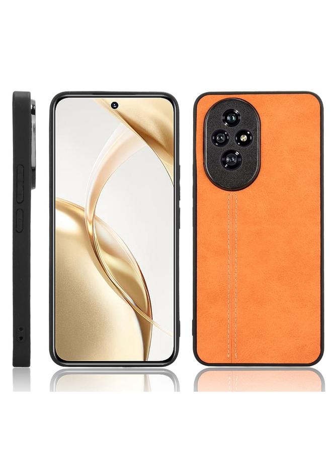 اس-توب جراب هاتف Honor 200 Pro بغطاء خلفي بخياطة بنمط بقرة - Image 1