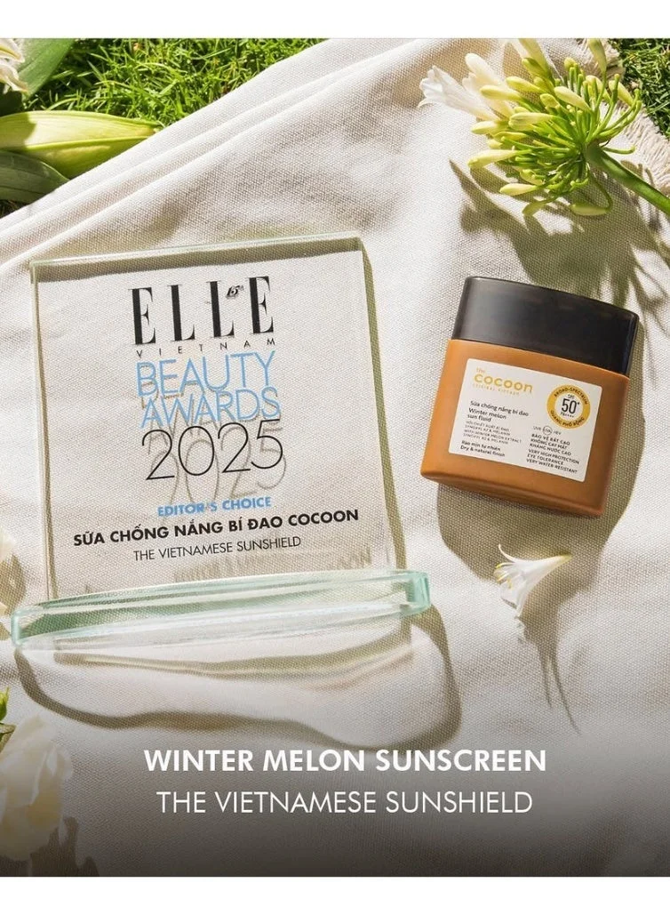 The Cocoon Original Vietnam  Winter Melon Sunscreen Sun Fluid 15ml SPF50+ PA++++ | Blue Light Protection Sunscreen for Normal to Oily Skin sensitive skin| Lightweight Matte Finish Skin Care | Water-Resistant Daily Skin Protection  | Best Price UAE