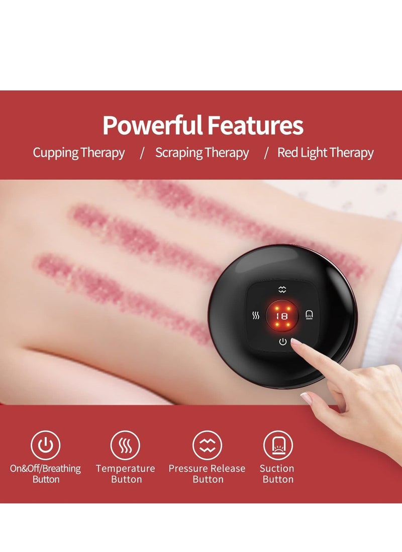Beauenty - Smart Dynamic Cupping Therapy Set Cellulite Massager 3 in 1 Vacuum Therapy Machine Cellulite Remover Gua Sha Massage Tool with12 Level Temperature and Suction - Image 1