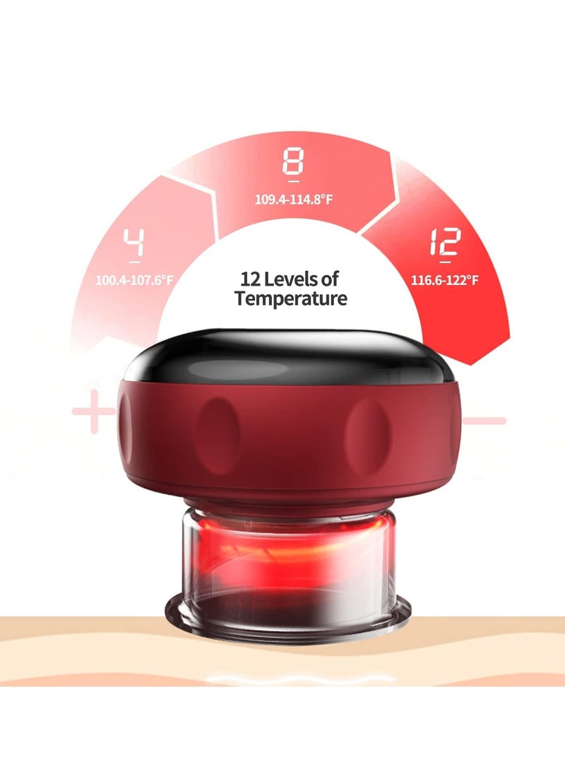 Beauenty - Smart Dynamic Cupping Therapy Set Cellulite Massager 3 in 1 Vacuum Therapy Machine Cellulite Remover Gua Sha Massage Tool with12 Level Temperature and Suction - Image 1